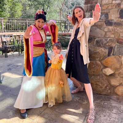 . Meeting our favourite Disney Princess, Mulan, at Napa Rose's Princess Breakfast.